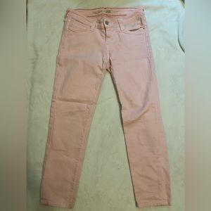 Kate Spade Pink Broome Street Denim Jeans Size 28 6 Cropped Capri